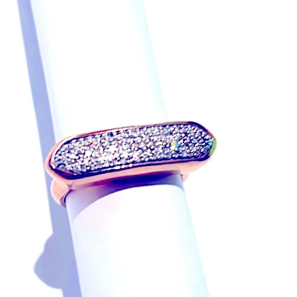 Diamond Monica Vander🌹Baja Rose Gold Ring🌹 - Picture 2 of 11